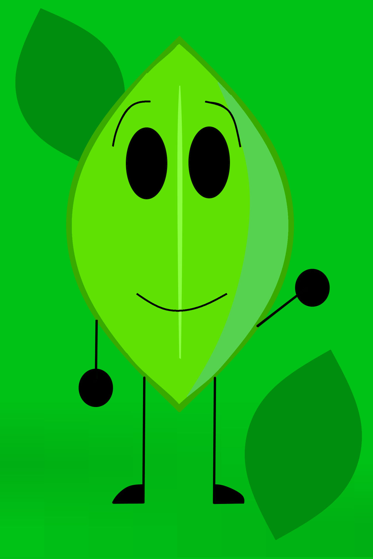 Leafy (BFDI) in My Style by BartekZioomPro on DeviantArt