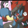 Lucario and Zoroark :)