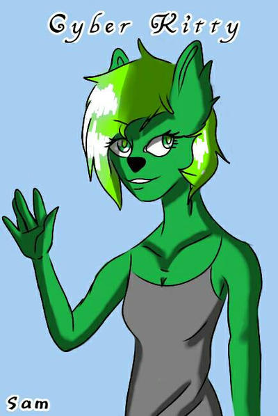 Cyber Kitty by tyranthegoatlord on DeviantArt