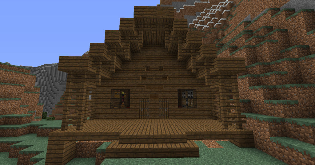 random minecraft house by Crystal1999 on DeviantArt