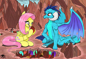 Ember and Fluttershy