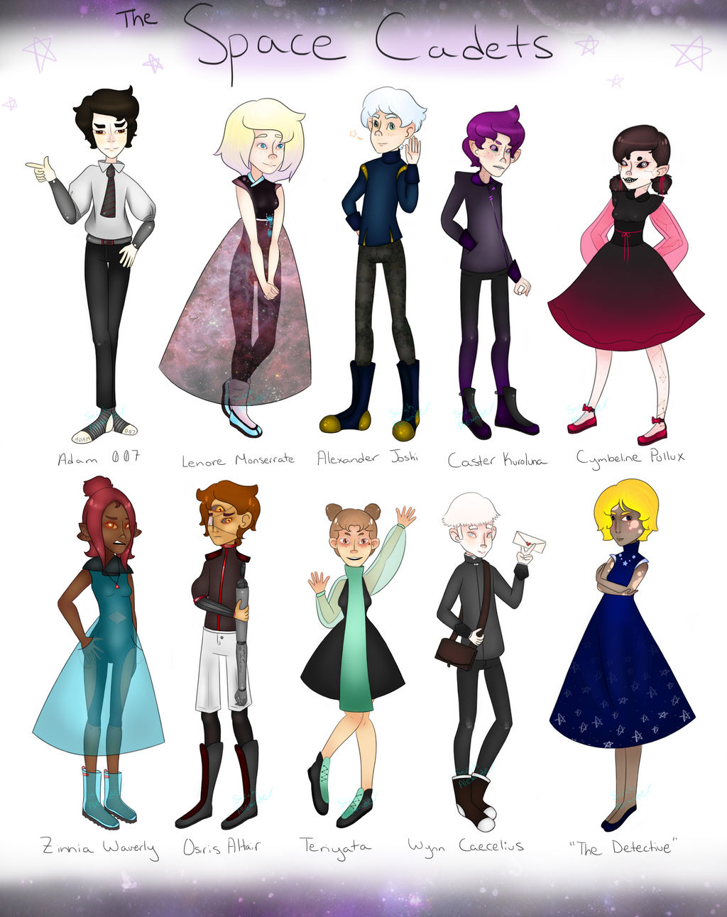 Kidets The Space Cadets OCs ~ Again by Kafka-Cosmonaut on DeviantArt