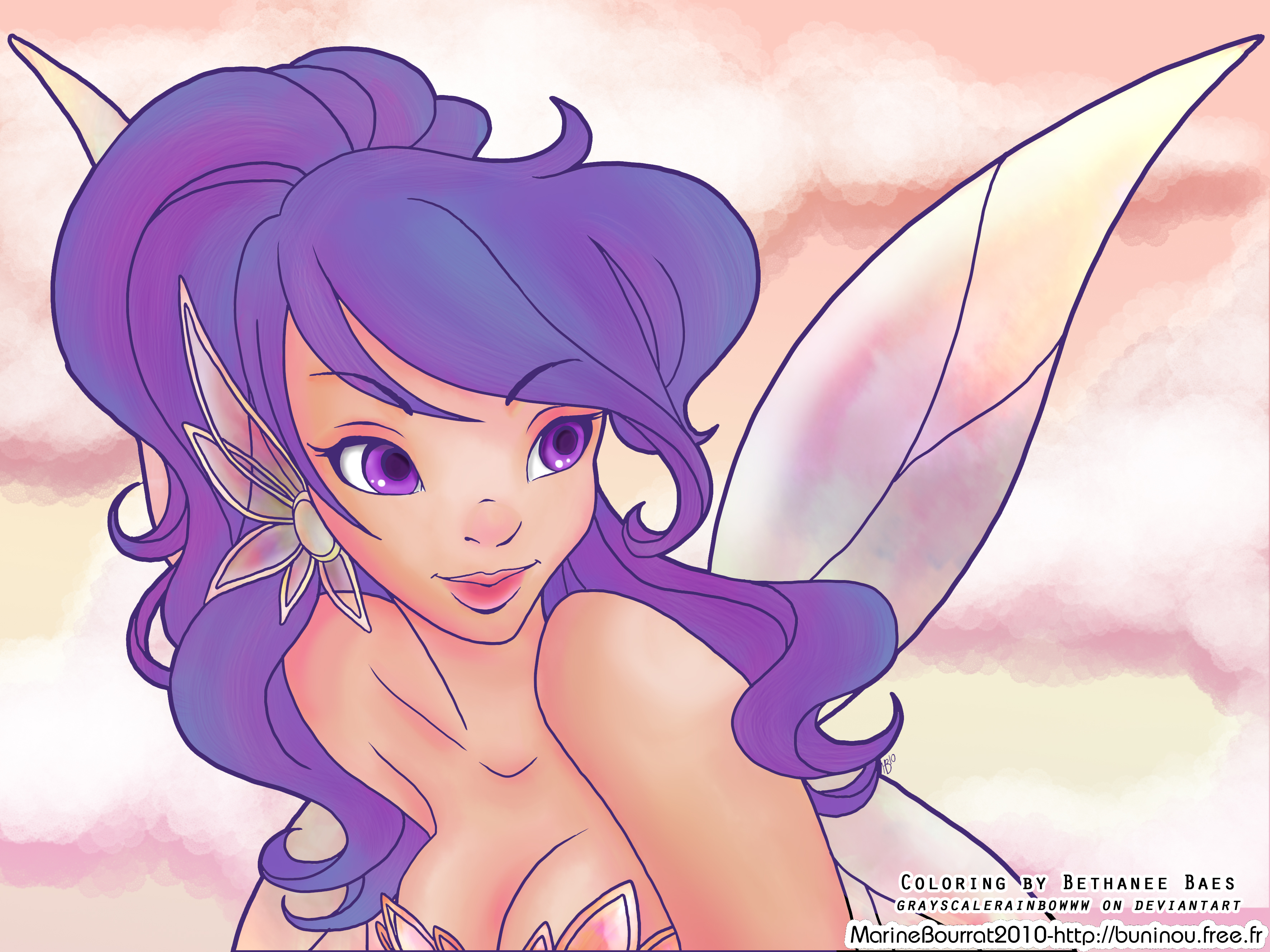 Fairy Lineart Color