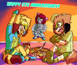 Turtleboy - 5th Anniversary by Turtleboy-Comic