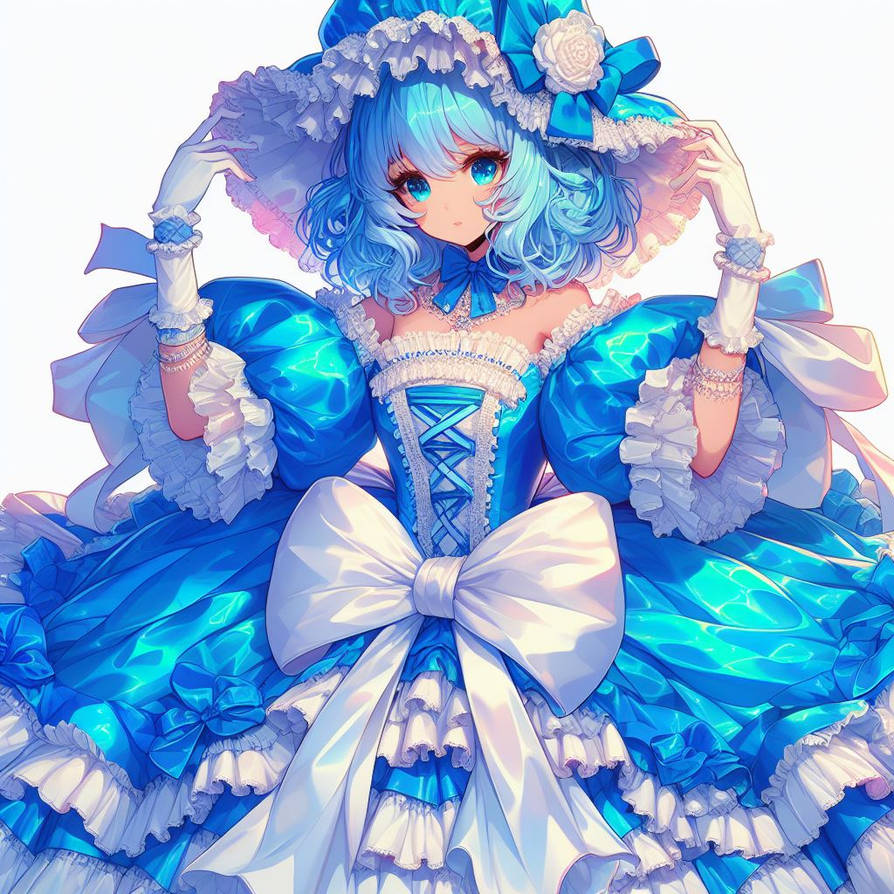 Lady in Blue 3 by pikapikalenlen on DeviantArt