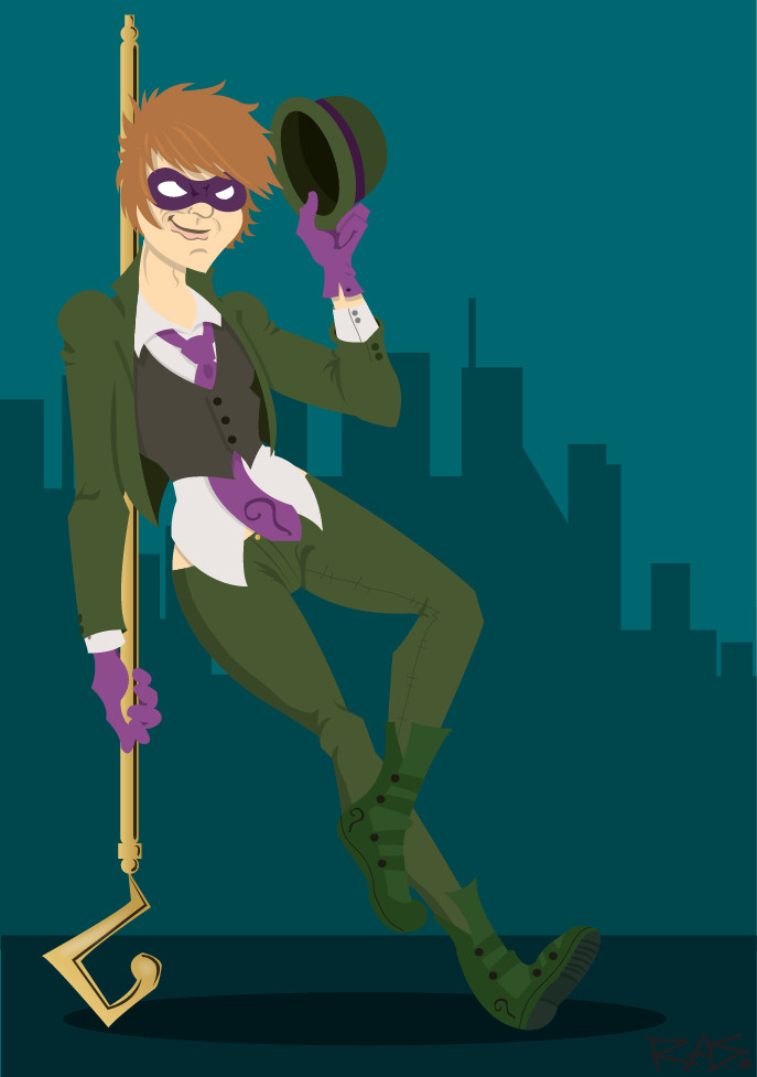 Rogues Riddler Gotham's Rogues: the Riddler by rickytherockstar on DeviantArt