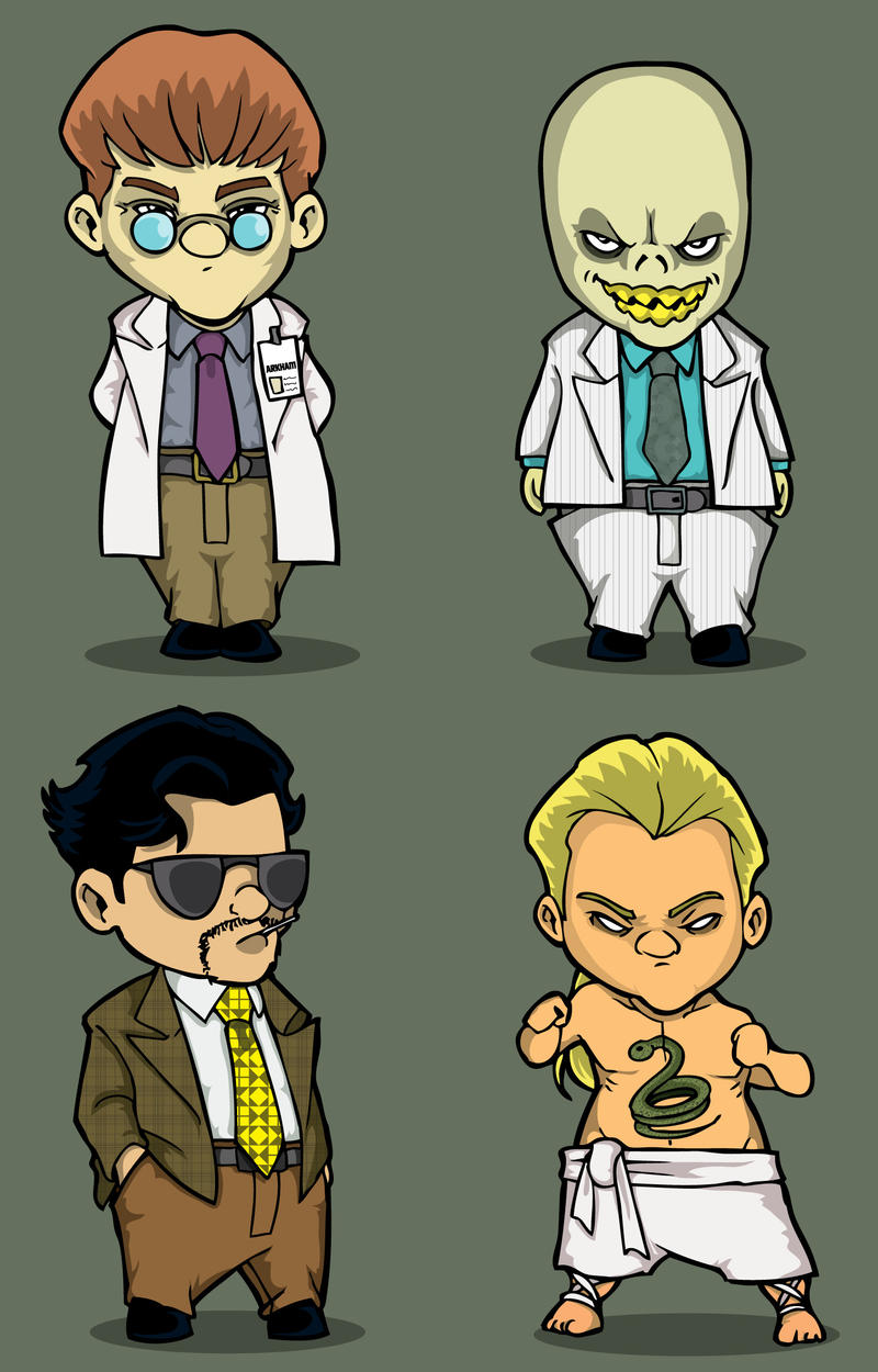 G's chibi Bat Villains set 2