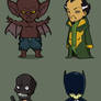 G's chibi Bat Villains set 9