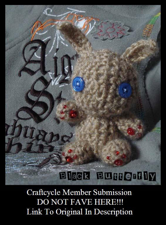 CCSubmit: Button-eye Bunny by Craftcycle on DeviantArt