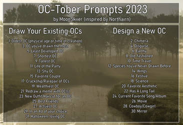 OC-tober Prompts 2023