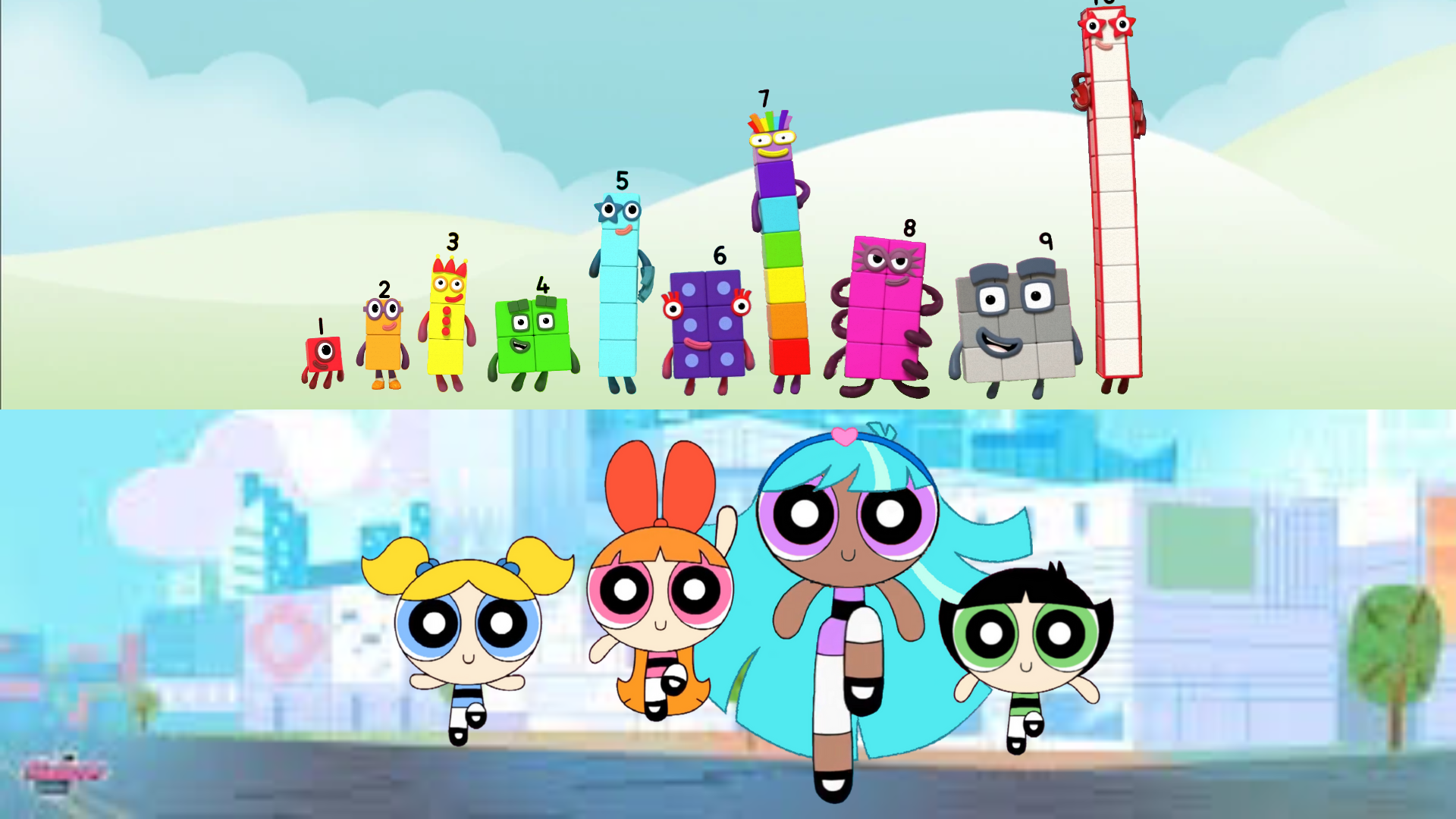 The powerpuff girls and Numberblocks by ferrandoki2024 on DeviantArt