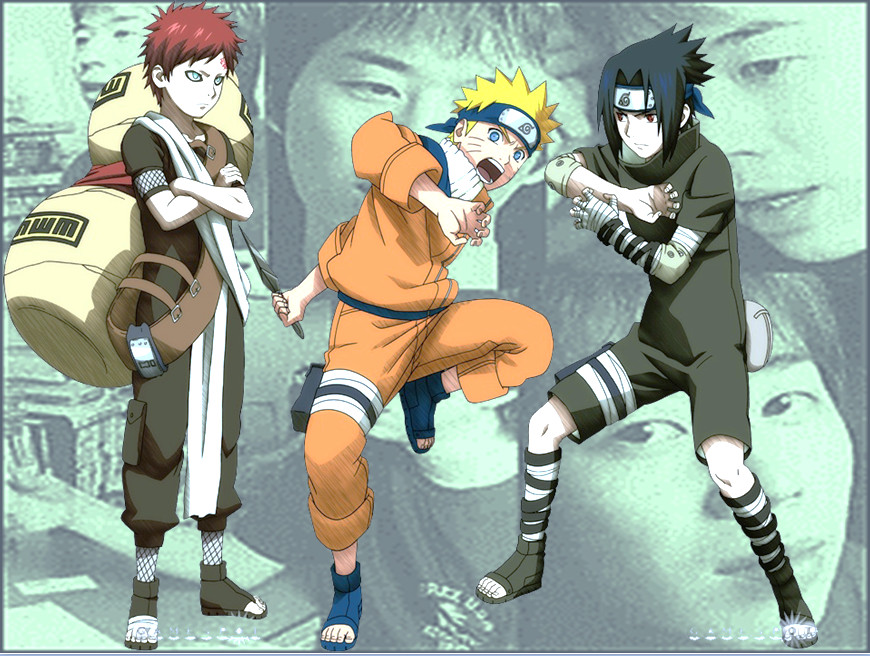 Gaara Naruto And Sasuke By Narutofan1358 On Deviantart.