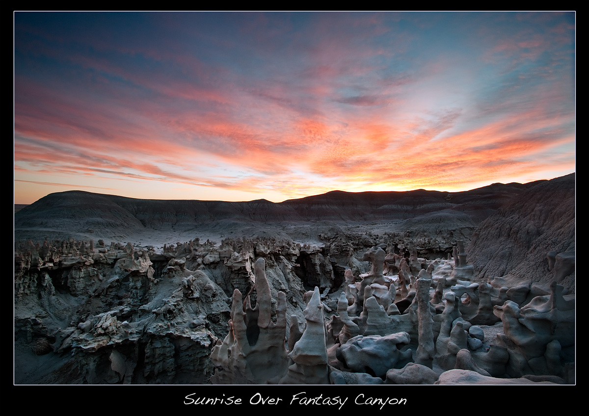 Sunrise Over Fantasy Canyon