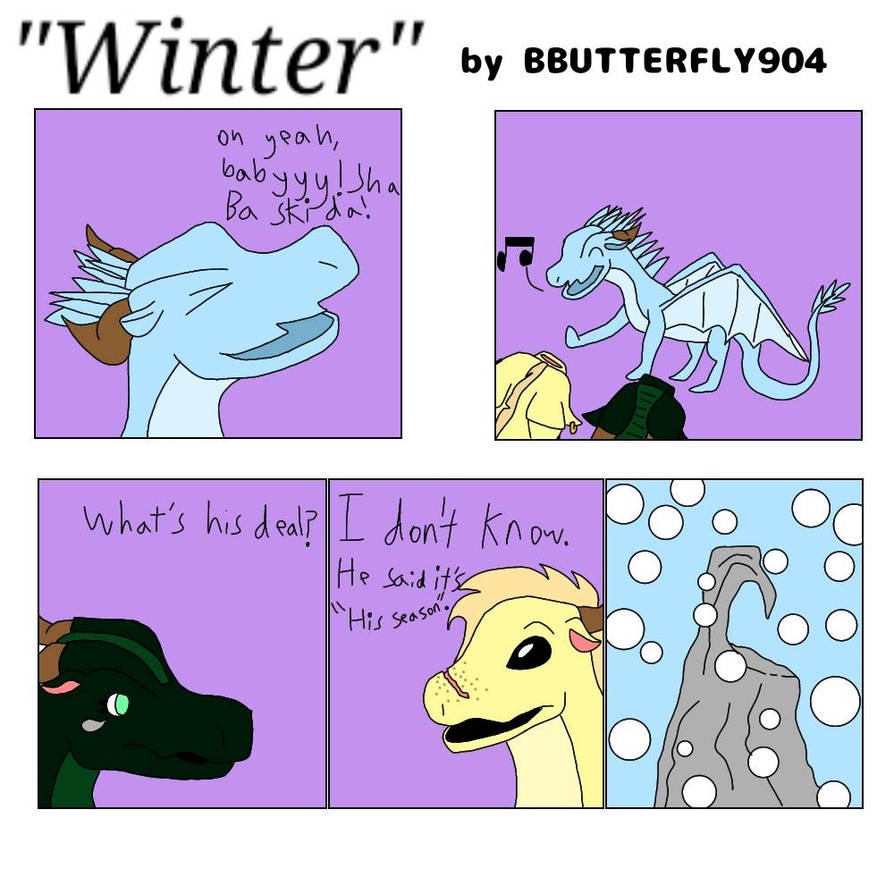 Winter Comic featuring Moon Qibli And Winter By WingwatcherLily On winter-comic-featuring-moon-qibli-and-winter-by-wingwatcherlily-on