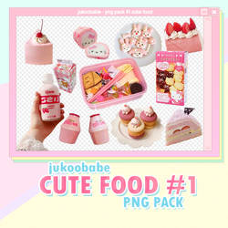 Cute food / candy - PNG PACK #1