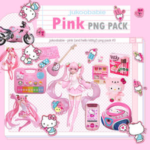 pink n hello kitty png pack #3