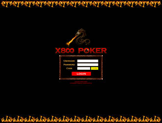 X800 Poker Website