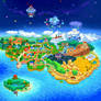 Paper Mario World Map
