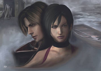 Resident evil 4: Ada and Leon by PhlegmaticPerson