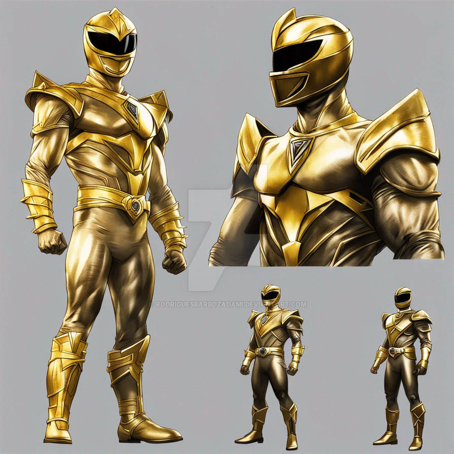 Power Ranger Gold by RodriguesBarbozaDami on DeviantArt