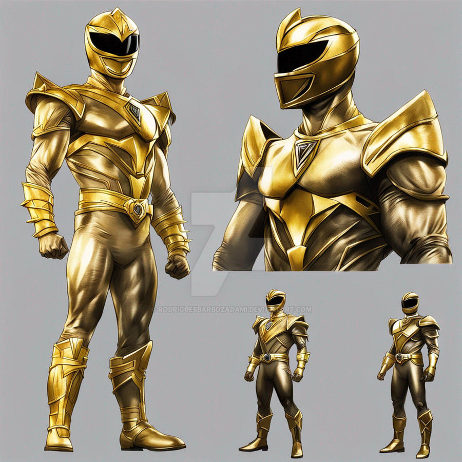 Power Ranger Gold by RodriguesBarbozaDami on DeviantArt