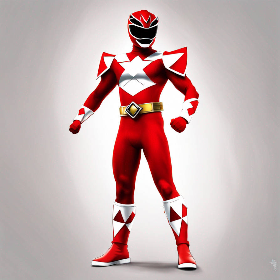 Power Ranger Red (Concept) by RodriguesBarbozaDami on DeviantArt