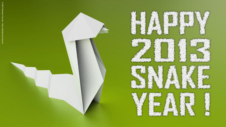 Happy 2013 Snake Year !