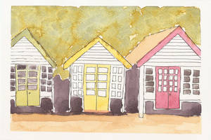 Three Beach Huts