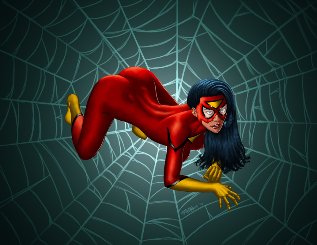 Spider-Woman pin up - revised