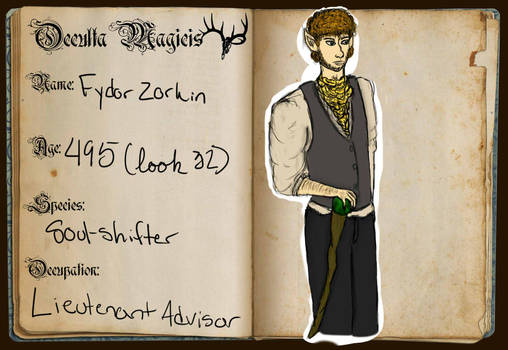 Fyodor Zorkin app for Occulta