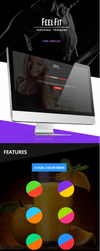 Personal Trainer - One Page HTML5 Template by Alexandra-Ipate
