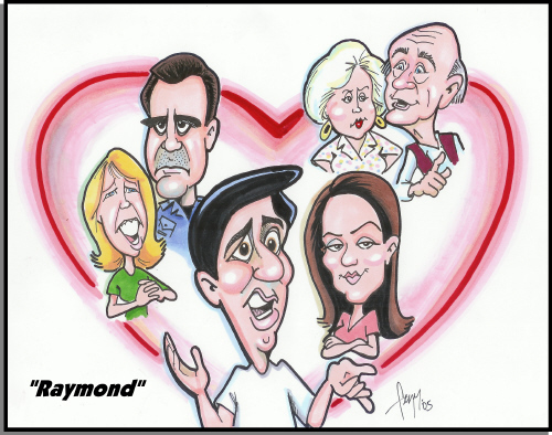 Caricatures - TV show Raymond