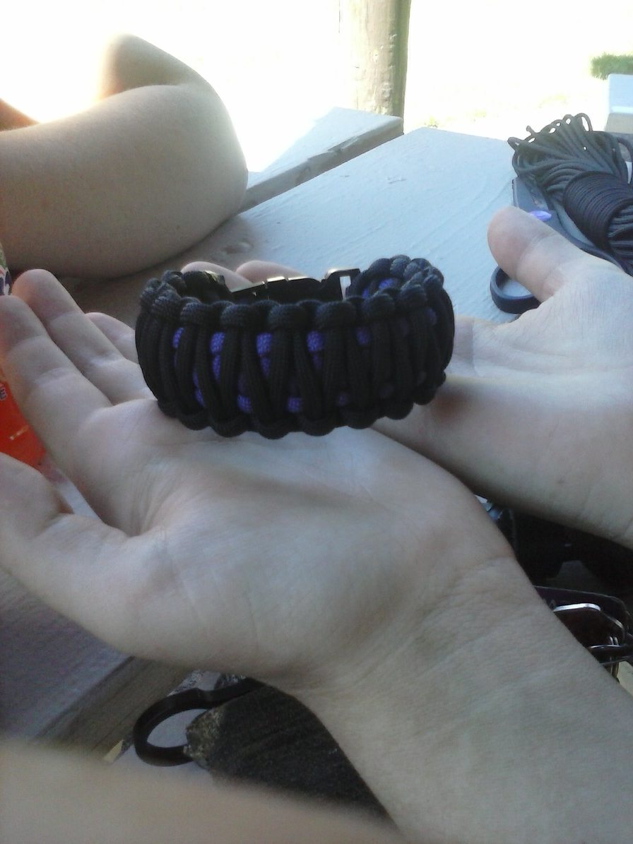 Black and Purple Bracelet