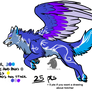 Winged wolf adoptable 6 _CLOSED_