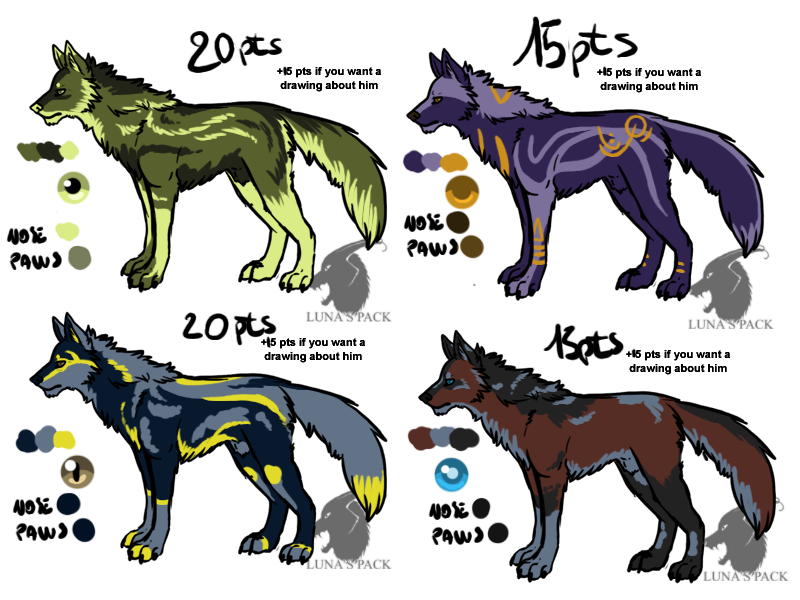 Wolves adoptables 19 _CLOSED_