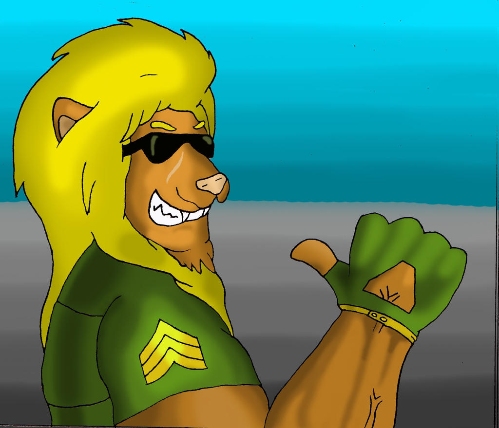 Anthro Fighter: Guy's Portrait