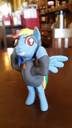 Rainbow Dash in Hoodie - part of Bronycon Collab