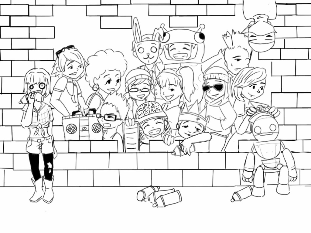 Coloring page Subway Surfers zuri city 