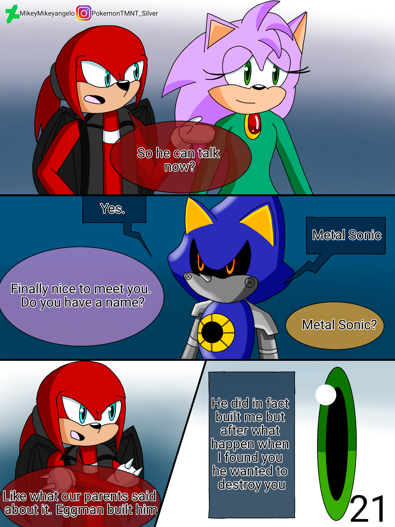 Are You Sure About He Is Sonic,Amy? You're Aren't Sonic webcomic by  Deviantart user named Domestic Hedgehog. : r/SonicTheHedgehog