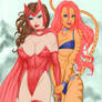 Scarlet Witch Tigra by D Black