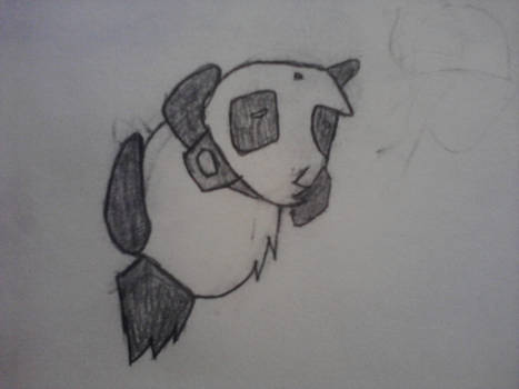 upside down panda bear xD