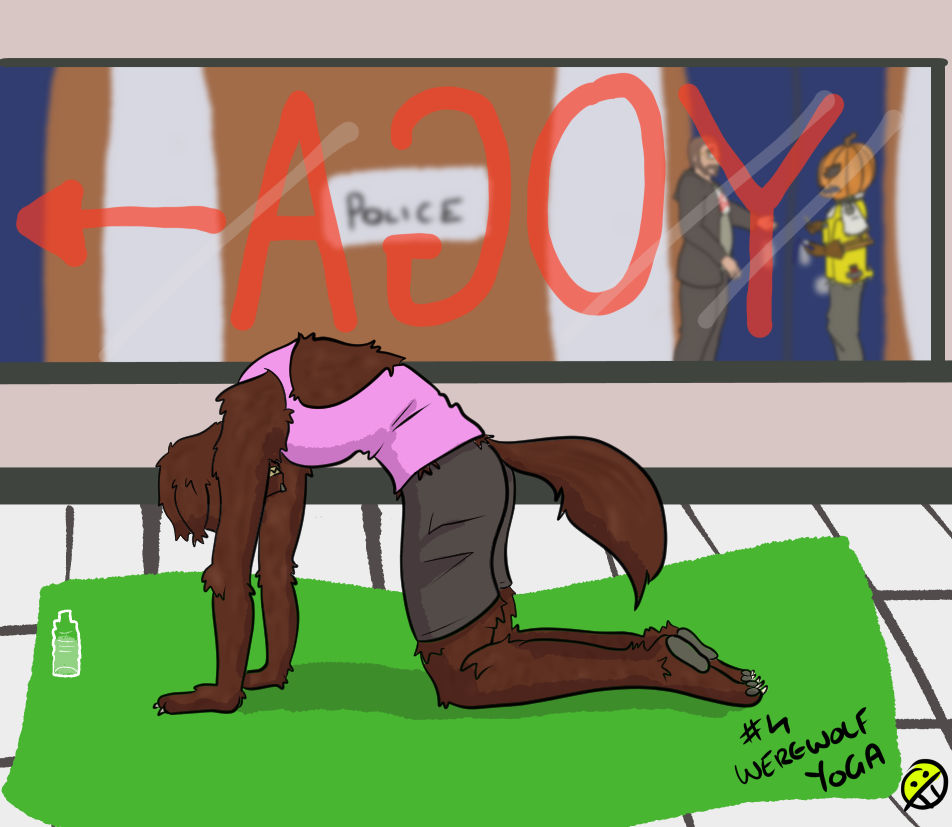 Werewolf Exercise Routine Drawlloween 4 : Werewolf Yoga by NameOfTheMaster on DeviantArt