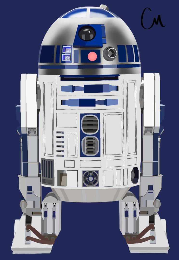 R2D2 Vector by SpiritOfBattle on DeviantArt