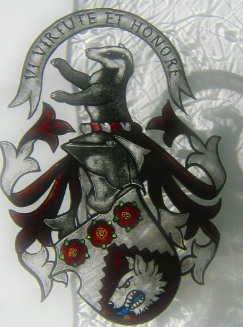 Heraldic Badger and Wolf