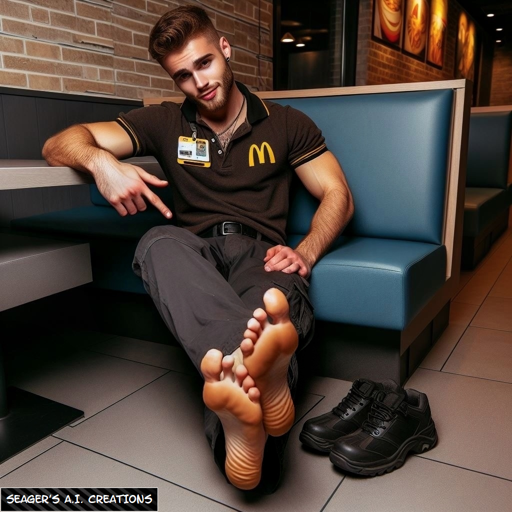 Fast Food Deviantart Fast-Food Worker Feet by SeagerFootFetish on DeviantArt