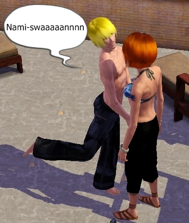 Sanji y Nami Sims 3