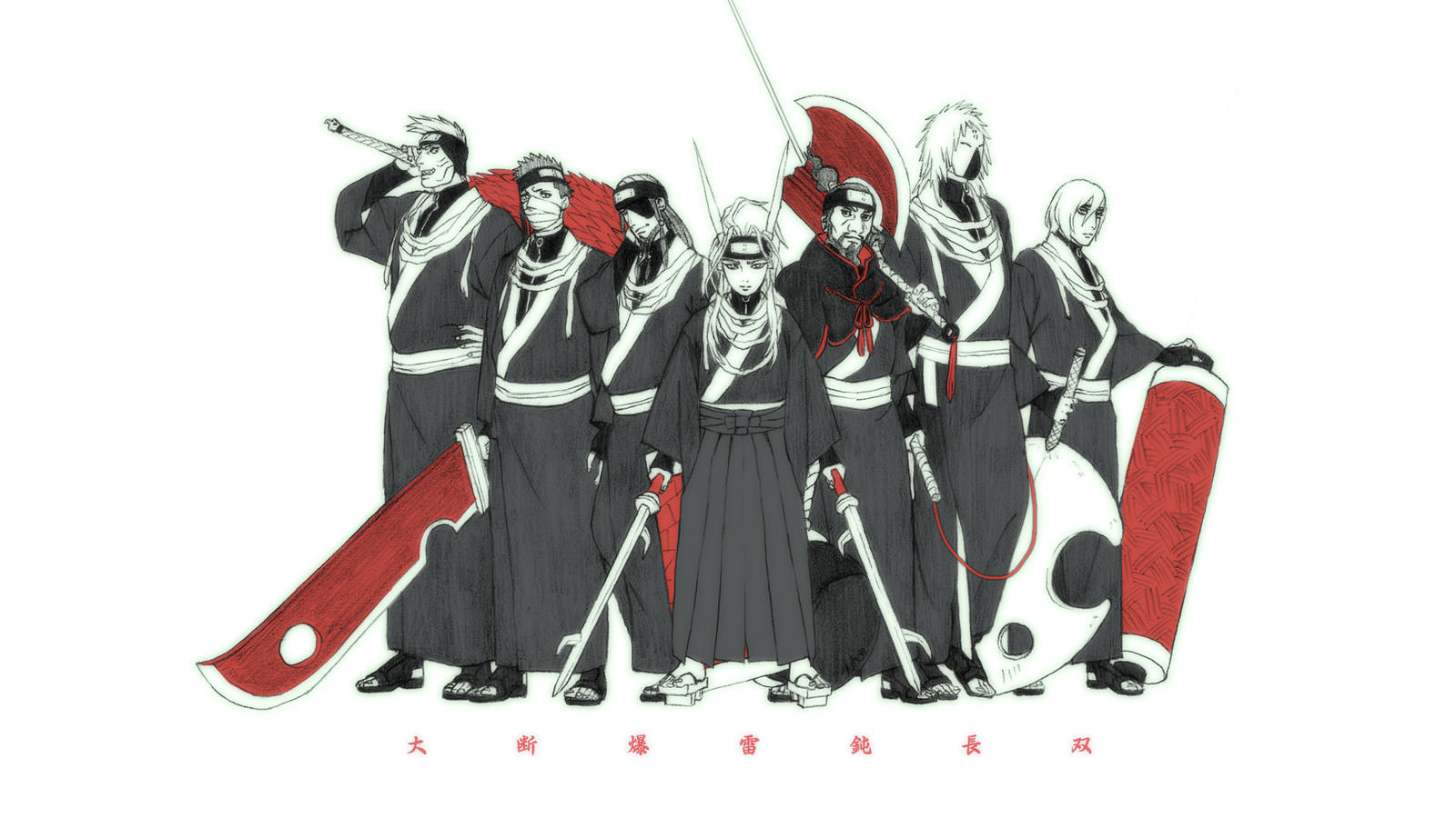 Seven Ninja Swordsmen Of The Mist By Puccapucca02 On Deviantart
