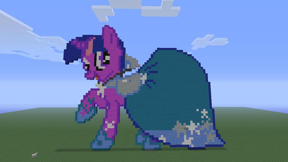 MLP Twilight Sparkle (gala dress) in Minecraft