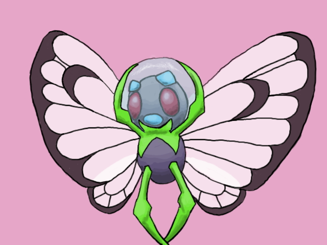 Butterfree-Dewpider fusion (edited)