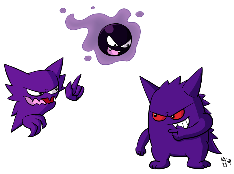 Kanto's Ghostly Trio